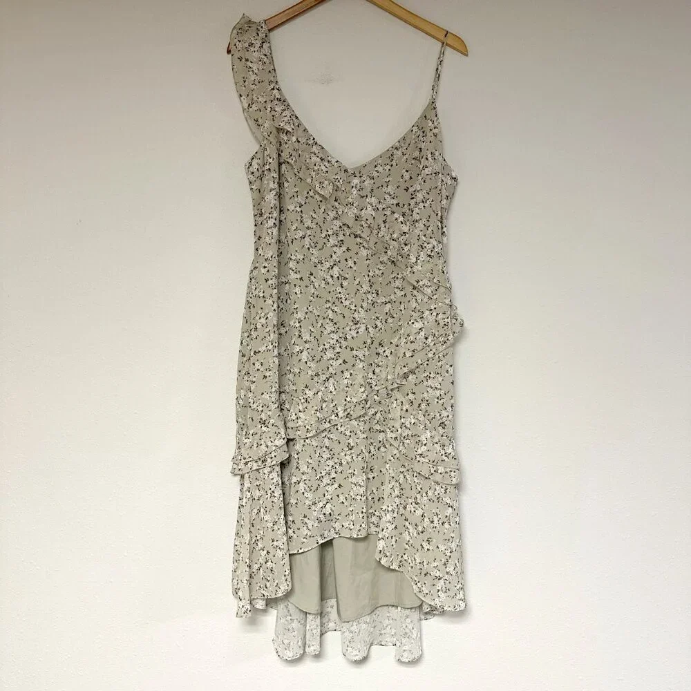 WAYF Morgana Tiered Ruffle Midi Dress - Picture 3 of 11